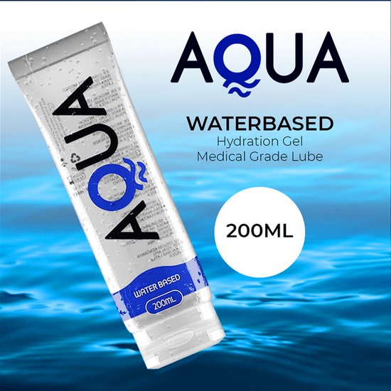 AQUA | Aqua Quality Waterbased Lubricant 200ml | Glijmiddel | Condooms | Glijmiddel Waterbasis