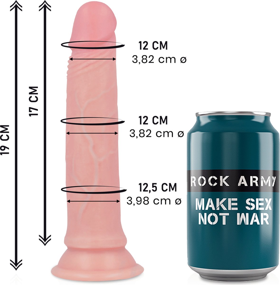 ROCK ARMY | Rockarmy Liquid Silicone Premium Avenger Realistic 19cm