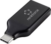 Renkforce RF-4604246, DisplayPort, USB Type-C, Femelle, Mâle, Droit, Droit