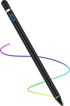 Universele Active Stylus Pen Oplaadbaar Geschikt Voor Tablets en Smartphones - Zwart