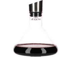 Vinata Sicilia decanter - 1.5 Liter - Karaf kristal - Wijn decanteerder - Handgemaakte wijn beluchter
