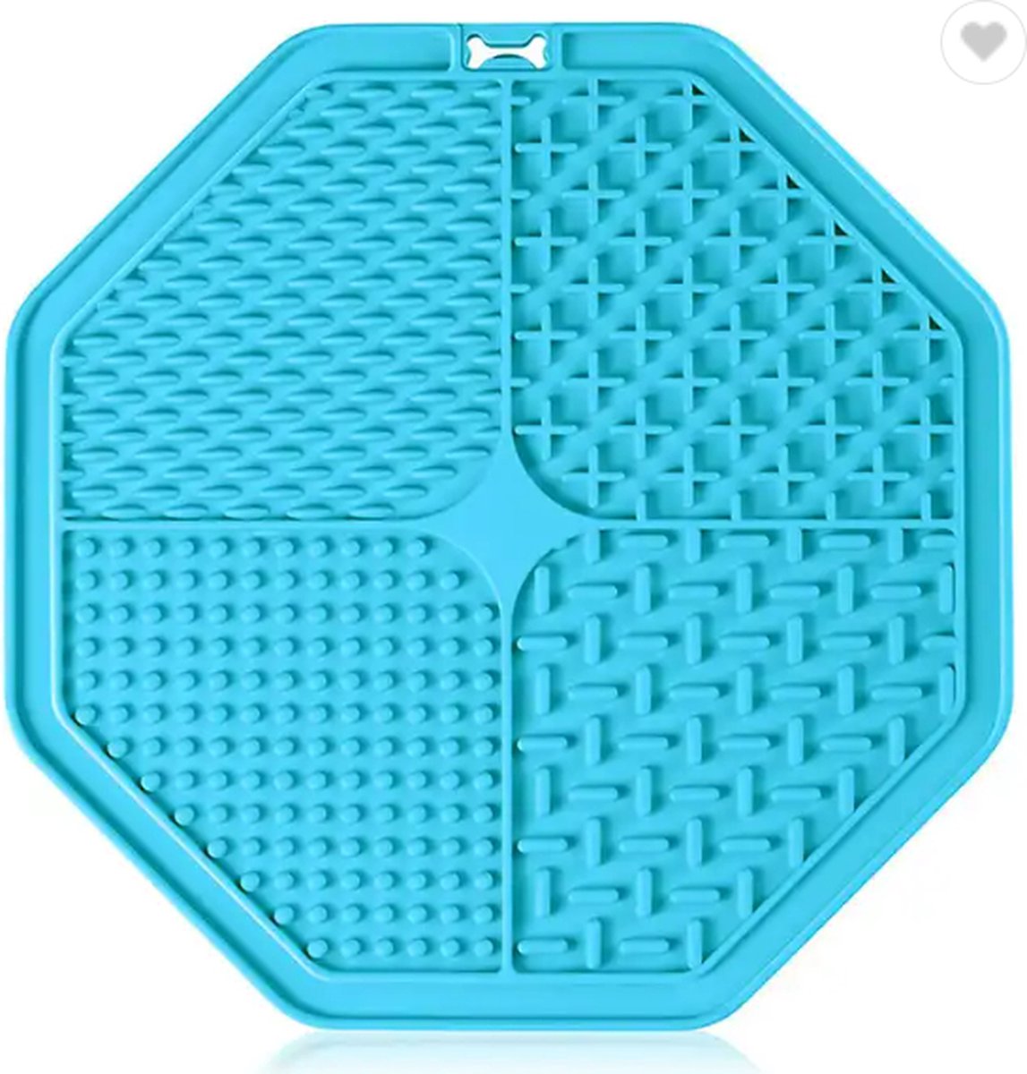 Bol.com Likmat - Likmat hond - blauw- Voermat Hond – Anti Schrok Mat – Slowfeeder Hond – blauw - slowfeeder aanbieding