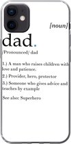 Coque iPhone 12 mini - Cadeaux Homme - Vaderdag - Proverbes - Siliconen