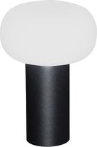 Oplaadbare Tafellamp Antibes | 1 lichts | wit / zwart | 19 cm | accu / batterij | RGB | USB