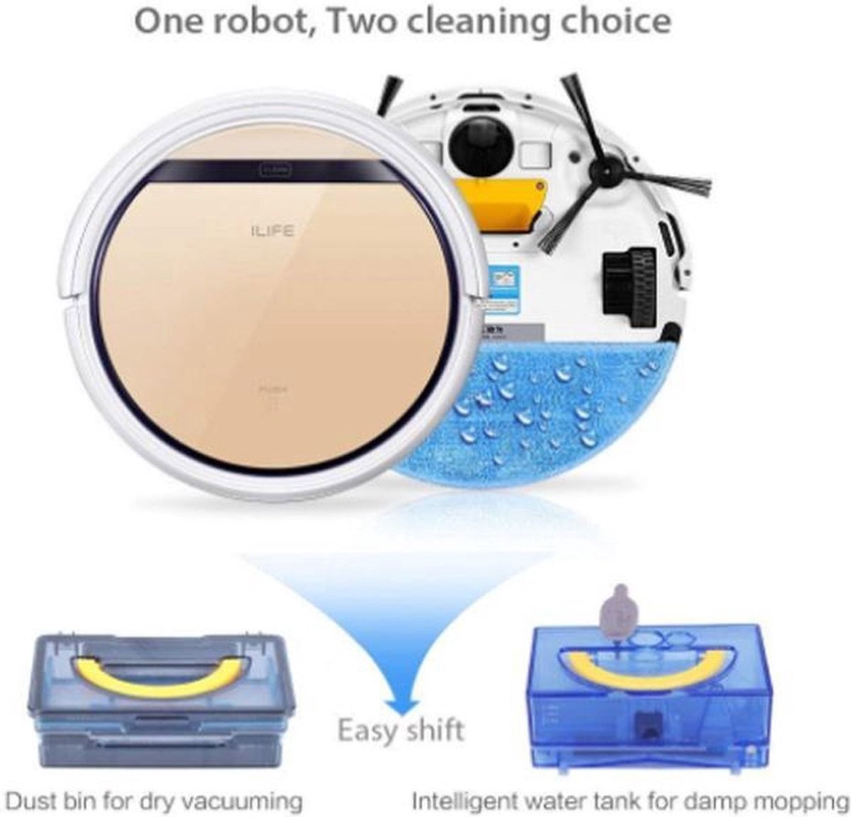 ILIFE V5s Pro - Robotstofzuiger met dweilfunctie – foto 6
