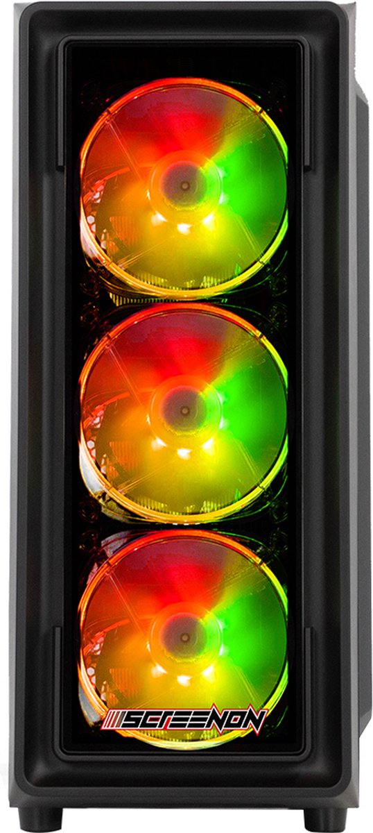 ScreenON - Game Computer / Gaming PC - Ryzen 7 - 1TB M.2 SSD - 32GB RAM - RTX 4060 - Game PC TX46280 - Windows 11 — afbeelding 4