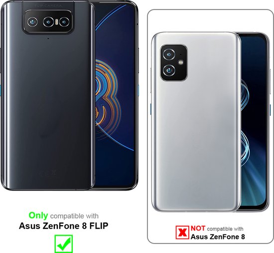 Coque Cadorabo pour Asus ZenFone 8 FLIP COFFEE BROWN - Pochette de protection à fermeture aimantée