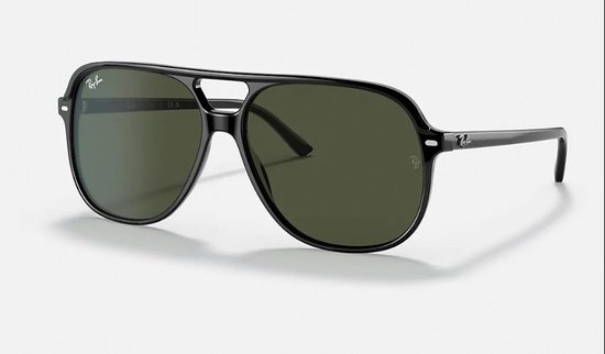 Ray-Ban Bill Black/ Polarized Green Maat: Large (60) - Zonnebril - - RB2198 901/58