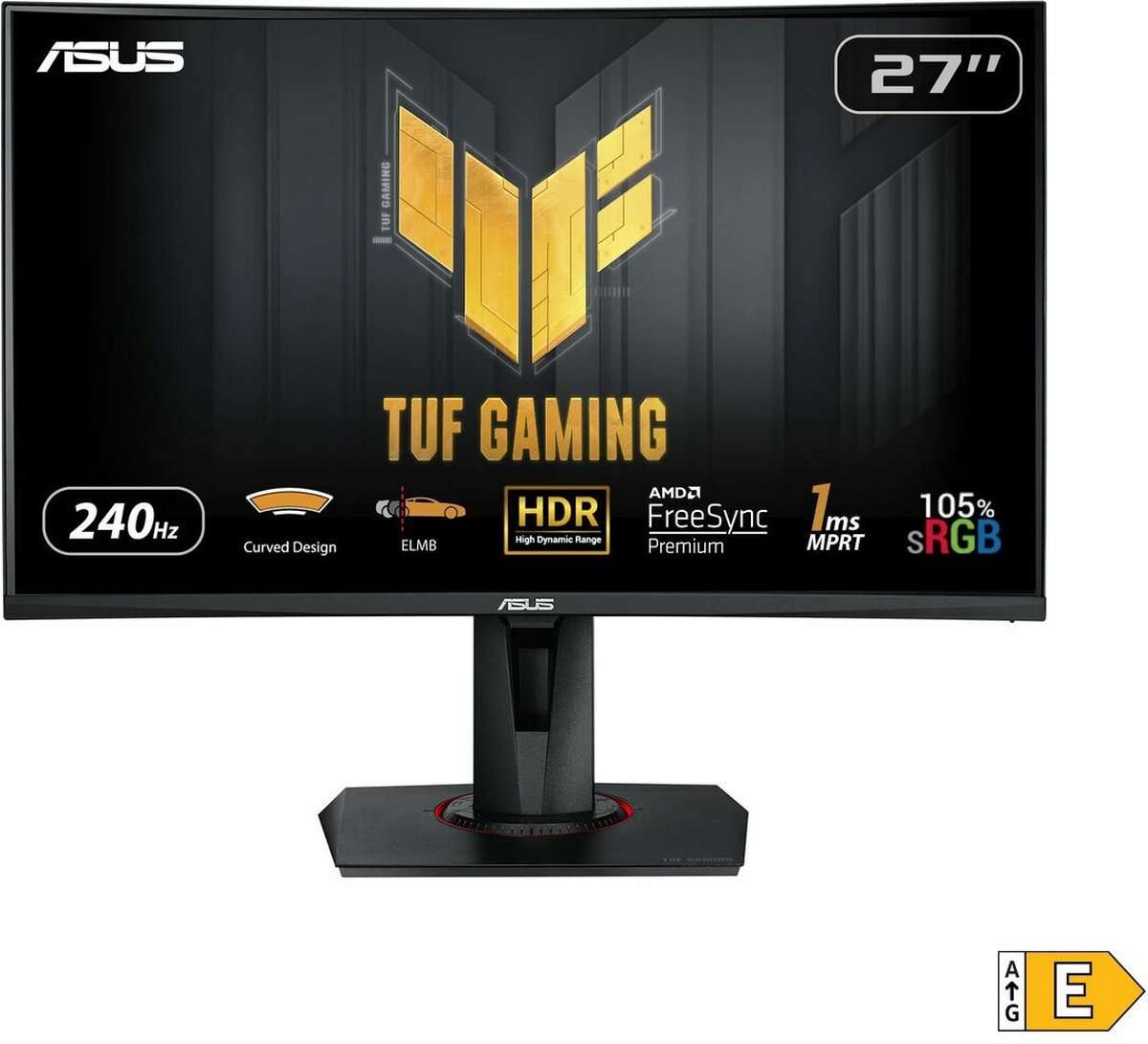 ASUS TUF Gaming VG27VQM Curved Gaming Monitor 240Hz 27 inch - afbeelding 3