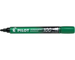Pilot Permanent Marker 400 beitelpunt - groen