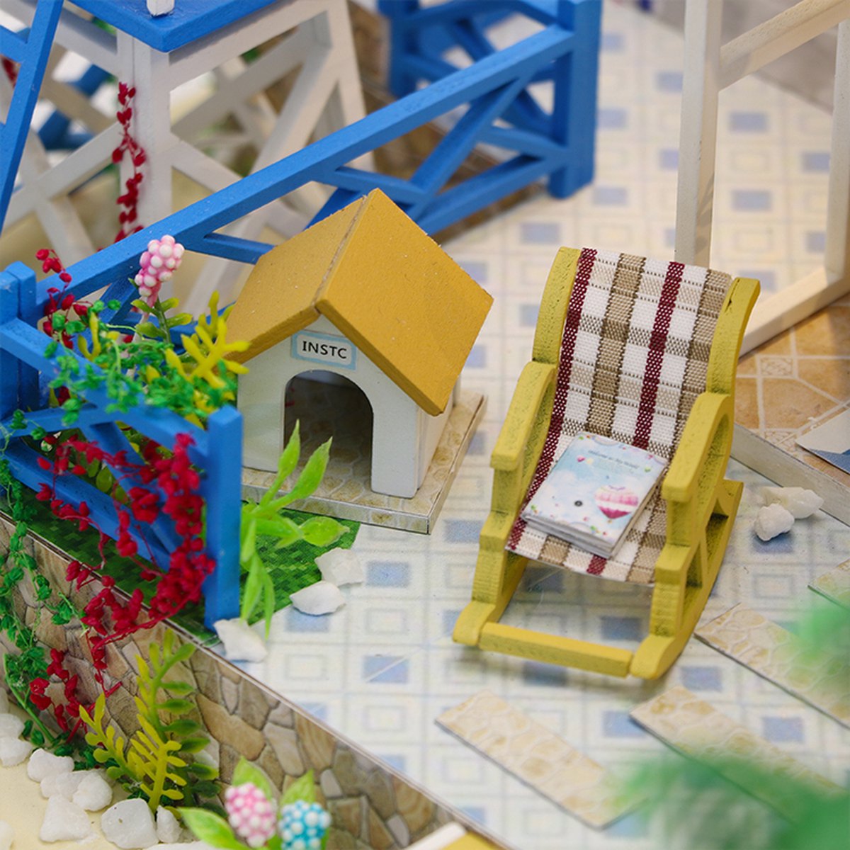 HEMOTON – Lot De 10 Mini Bouées Décoratives Pour Maison De Poupée, Couleurs Variées !