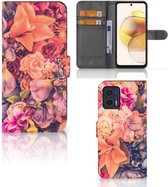 Housse Coque pour Motorola Moto G73 Coque Téléphone Bouquet De Fleurs Cadeau pour le cadeau d'anniversaire de la mère