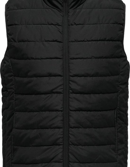 Gilet Homme ONLY & SONS Light Down Vest – Duvet Léger, Boutons, Col V, Style Printemps