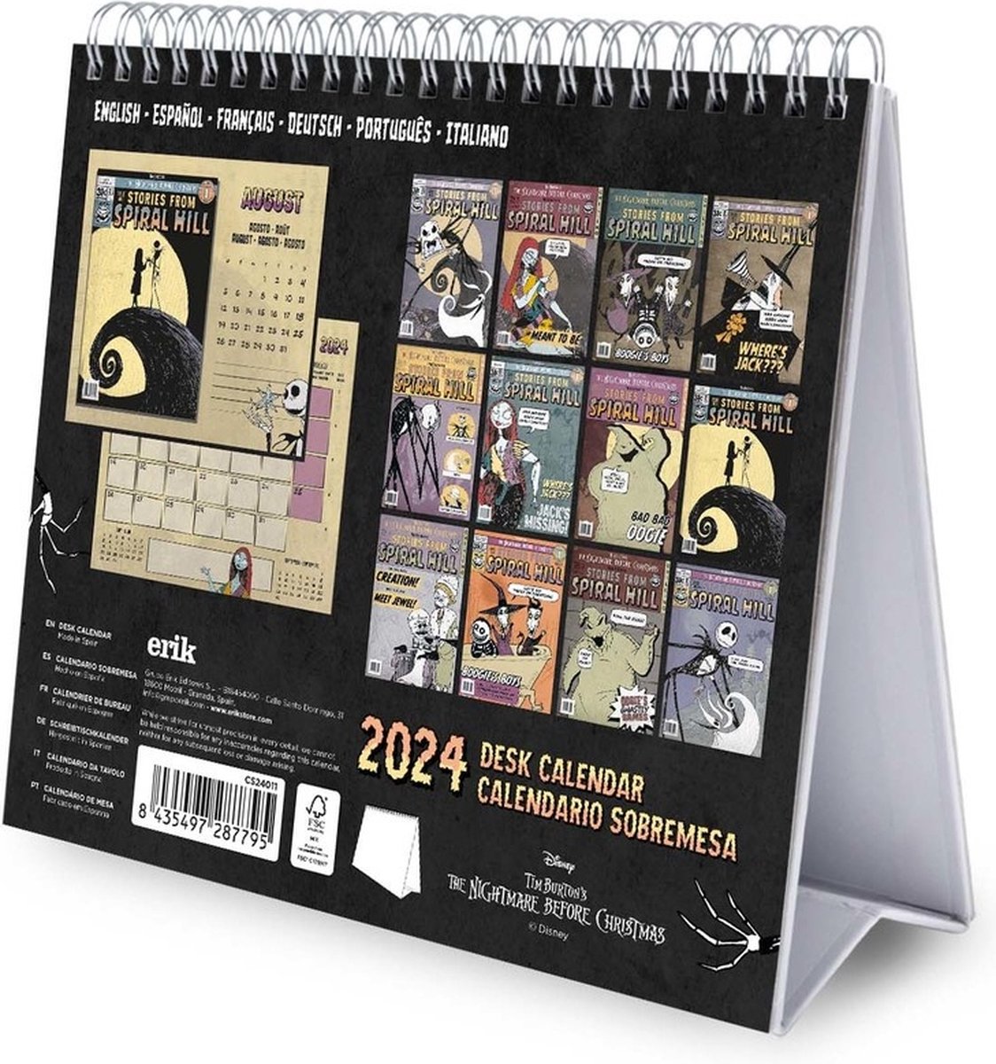 Nightmare Before Christmas Desk Kalender 2024