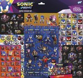 Sonic Prime stickers Totum XL super sticker set 7 stickervellen incl. luxe metallic en laser stickers 38 x 36 cm