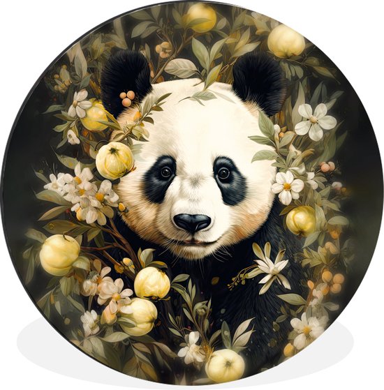 WallCircle - Cercle Mural - Cercle Mural - Panda - Ours Panda - Animaux  Sauvages -... | bol.com