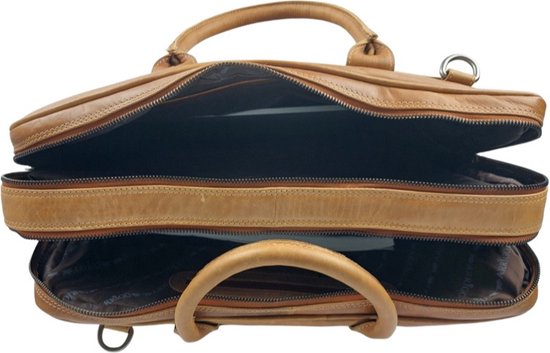 Heren Messenger Bag 17.3 Inch Canvas/Lederen Laptop Tas Rugzak voor Heren Messenger Bag 17.3 Inch Canvas/Lederen Laptop Tas Rugzak voor