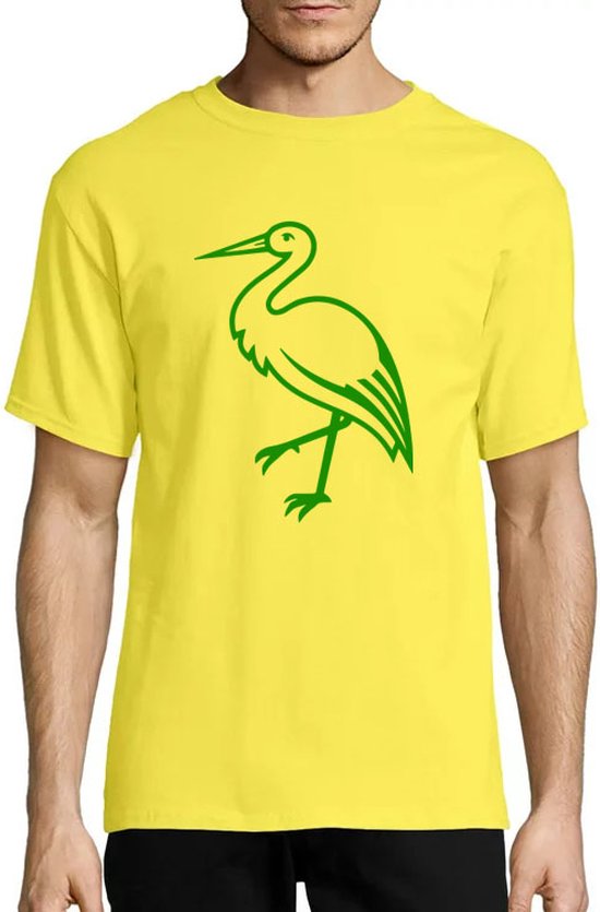 Ooievaar Geel T-shirt - den haag - shirt