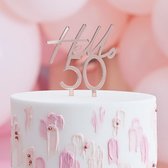 Ginger Ray - Ginger Ray - Mix it Up - Cake topper Hello 50