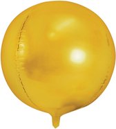 Partydeco - Folieballon rond Goud