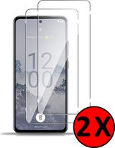 Casemania Glas Geschikt voor Nokia X30 - Screenprotector Glas Gehard Tempered Glass - 2 Stuks