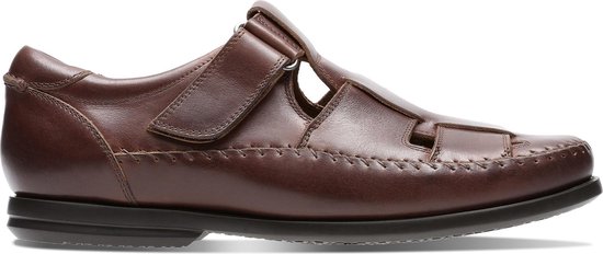 Clarks Sailview StepLoafer voor heren, Lichtbruin Nubuck, 41 EU