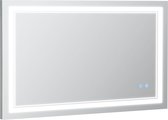 kleankin Badezimmerspiegel mit LED Beleuchtung 834-389V90