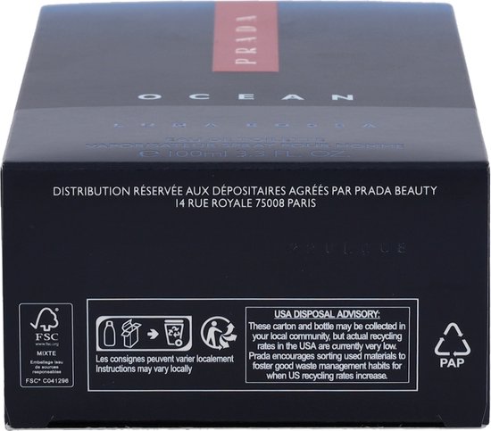 Prada Luna Rossa Ocean Eau de toilette spray 100 ml