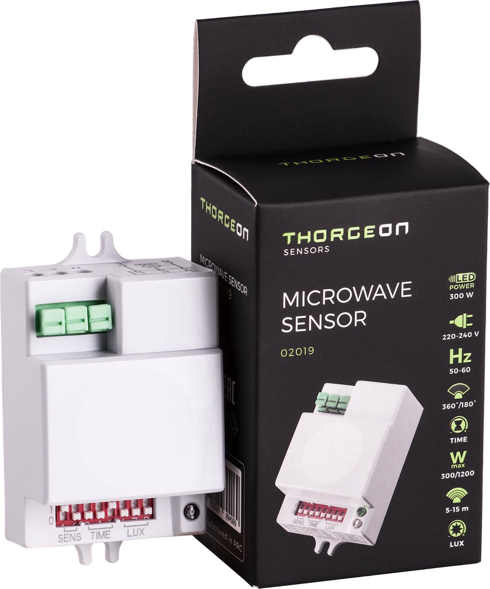 Thorgeon Microwave Switch Sensor 5-15m 300W IP20