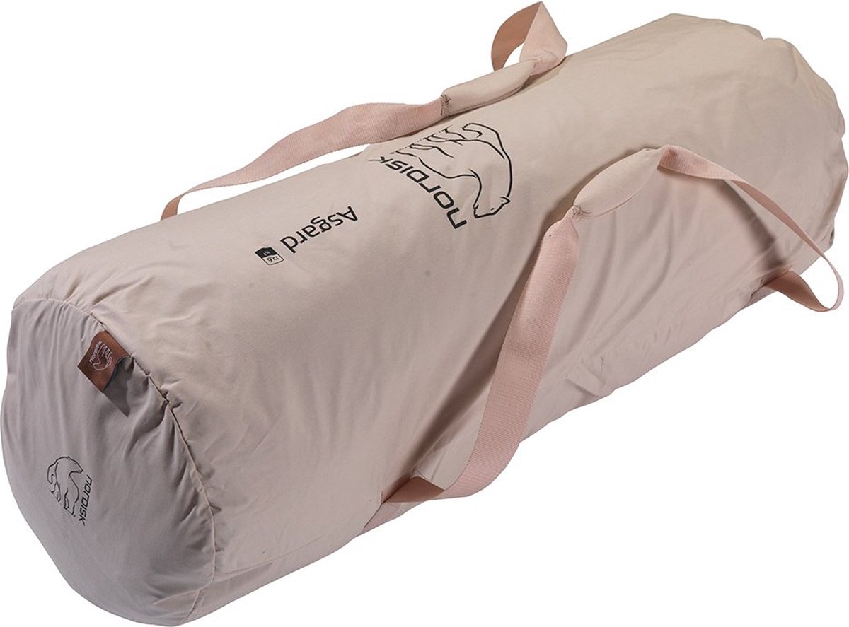 Nordisk Asgard 12.6 tent - 6 personen - Technical Cotton - beige