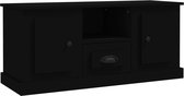 vidaXL-Tv-meubel-100x35,5x45-cm-bewerkt-hout-zwart