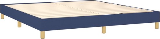 vidaXL-Boxspring-avec-matelas-tissu-bleu-160x200-cm
