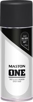Maston ONE - Spuitlak - Mat - Zwart (RAL 9005) - 400 ml