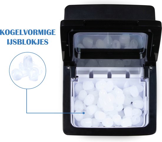 PRIMO PR407IB IJsblokjesmachine - IJsblokmaker met IJsschep - 1,6L - 12kg/24u - 9 min. - Zwart van PRIMO — afbeelding 5