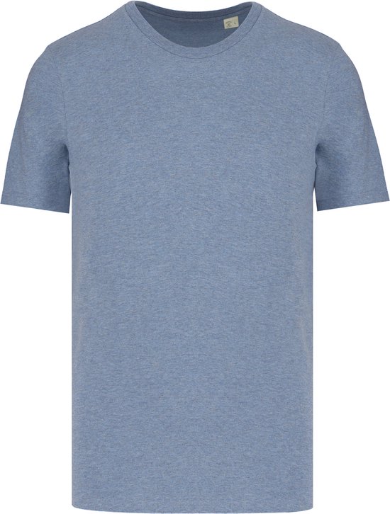 Unisex T-shirt 'Native Spirit' met ronde hals Cool Blue Heather - 3XL