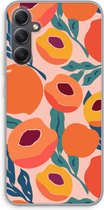 Case Company® - Coque Samsung Galaxy A34 - Pêche - Coque souple pour téléphone - Protection sur tous les côtés et bord de l'écran