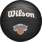 Wilson Team Tribute New York Knicks Mini Ball WZ4017610XB, Unisex, Zwart, basketbal, maat: 3