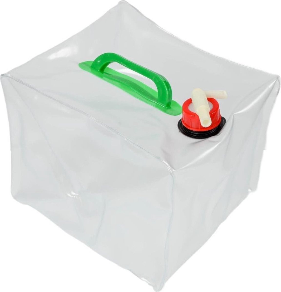 Generisch 3 stuks opvouwbare waterreservoirs, 10 liter, met dicht deksel, opvouwbare jerrycan, waterzak voor outdoor, camping, barbecue, huishouden, draagbaar, drinkwater, waterzak, flexibele waterjerrycan, BPA-vrij