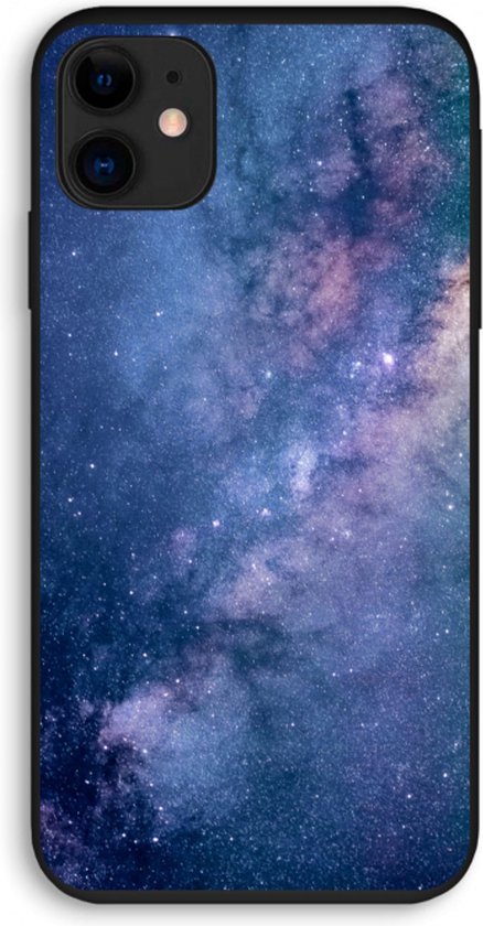 Case Company® - Hoesje geschikt voor iPhone 11 hoesje - Nebula - Biologisch Afbreekbaar Telefoonhoesje - Bescherming alle Kanten en Schermrand