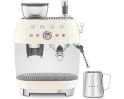 SMEG EGF03CREU - Espressomachine met geïntegreerde bonenmaler - Crème