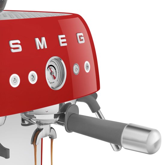 Productinformatie - Smeg 8017709329822 - SMEG EGF03RDEU - Espressomachine met geïntegreerde bonenmaler - Rood