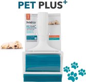 Beldray LA072597EU Pet Plus Plus+ pluisrol van TPR-gel, draagbaar, wasbaar en herbruikbaar, geïntegreerde rakel, lijmrol voor kleding, voor het verzamelen van dierenharen
