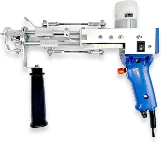 Arvona 2 in 1 Tufting Gun - Borduurmachine - Breimachine - Tufting - Tuftgun - Punch Needle - Beginnerspakket - Blauw
