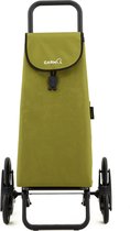Garmol Boodschappentrolley G3X3 Travel - Trappenstijger - Verde