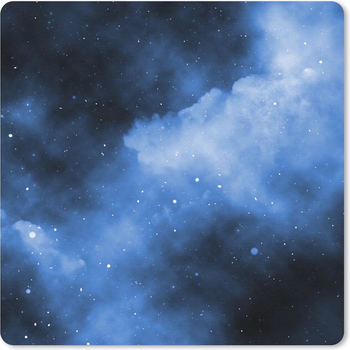 Muismat 20x20 cm - Mousepad Sterren - Ruimte - Heelal - Muismatten