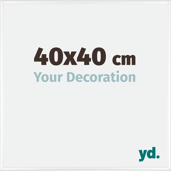 Cadre Photo Kent Your Decoration - 40x40cm - Wit Brillant