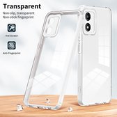 Motorola Moto E13 Hoesje Schokbestendig Transparant Wit