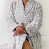 IRBRD2103A Peignoir Irresistible Ladies - Robe de Chambre Grijs - Tailles: M