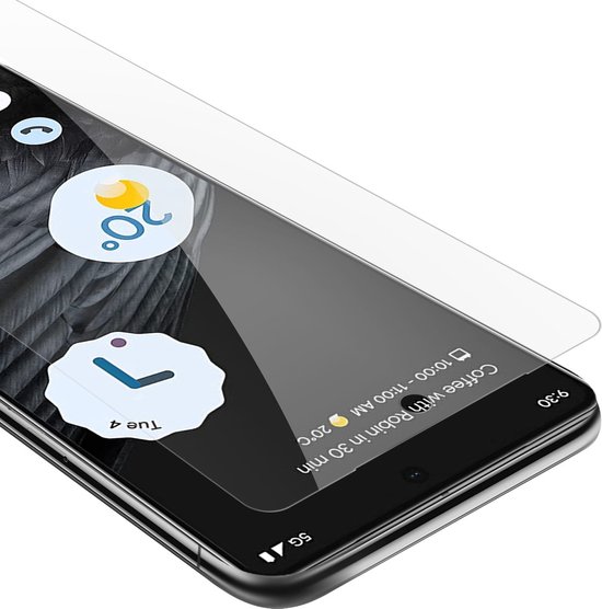 Cadorabo Screenprotector geschikt voor Google PIXEL 7 PRO - Pantser film Beschermende film in KRISTALHELDER Geharde (Tempered) display beschermglas in 9H hardheid met 3D Touch