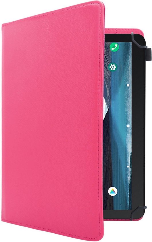 Étui pour tablette Cadorabo pour Lenovo Tab 3 10 Business (10.1 Zoll) en ROSE - Housse de protection à 360 degrés en similicuir avec fonction de support et bande élastique